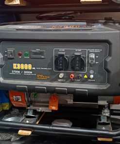 موتور برق بنزینی کینگ وی (kingway) ظرفیت 3 کیلووات مدل K3000AVR چهارزمانه استارتی هندلی