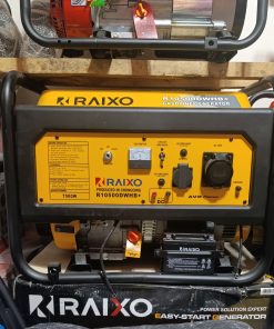 موتور برق بنزینی راکسیو ظرفیت 7/5 کیلووات مدل R10500DWHB چهارزمانه استارتی هندلی